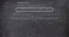 Desktop Screenshot of notardienste.de